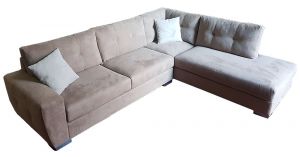 Γωνιακός καναπές με ανάκλιντρο